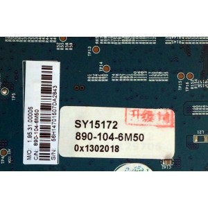 TARJETA INTERFACE FRC ELEMENT / 890-104-6M50 / CV6M50L-B / 10000656, / 10000648 / SY15289-1 / SY15289 / PANEL T550QVN01.1 (T550-15M-DLED) / MODELO E4SFT551 